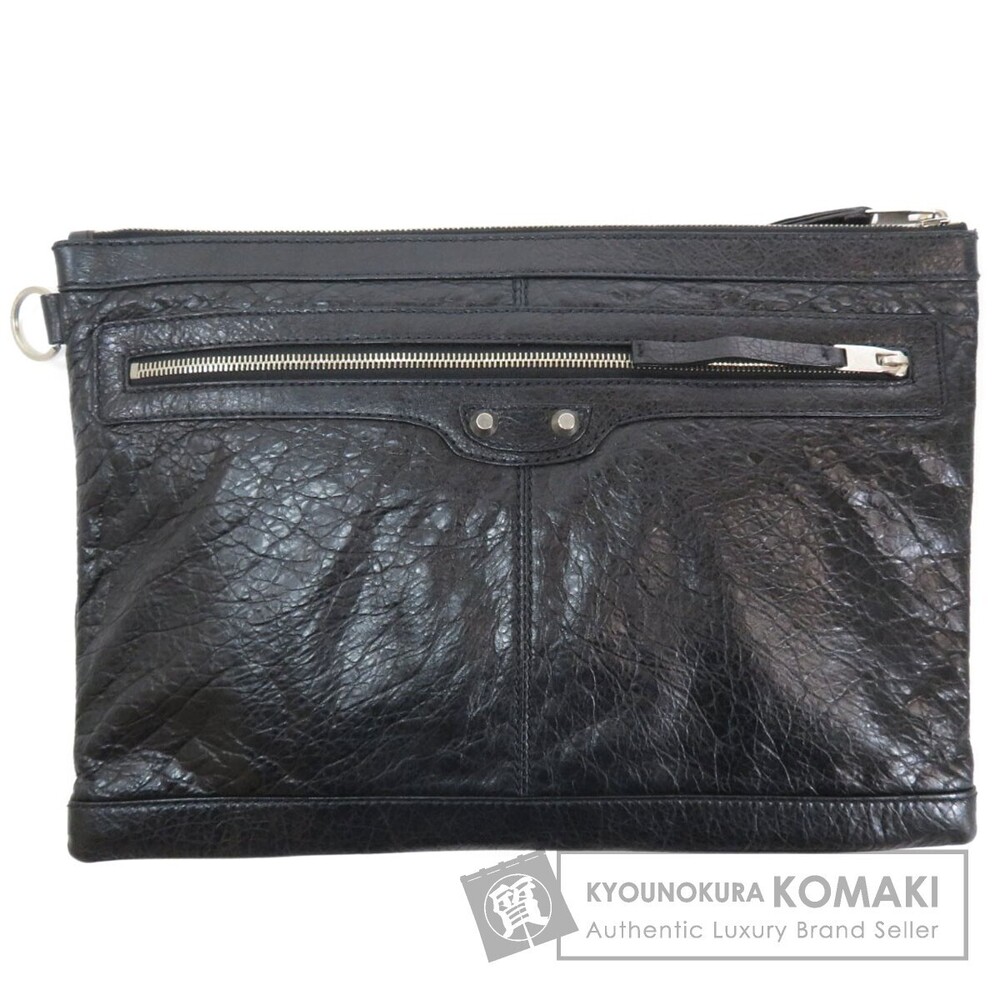 Balenciaga Clip L Clutch Bag Calfskin